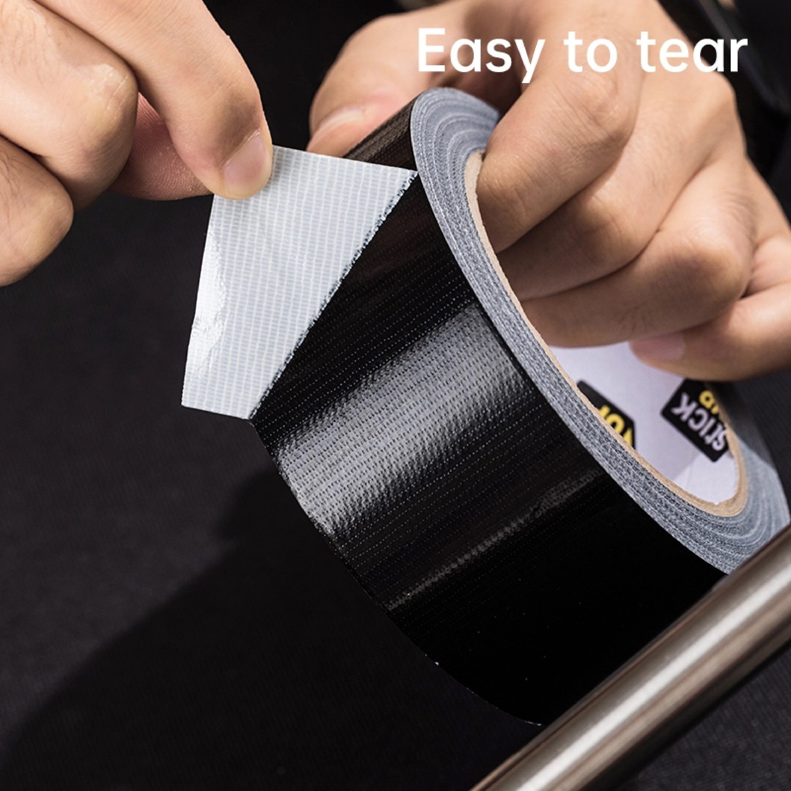 ديلي بكرة شريط ديلي بكرة شريط لاصق 20 متر - قماش - عرض 48 مم - أسود - EA616