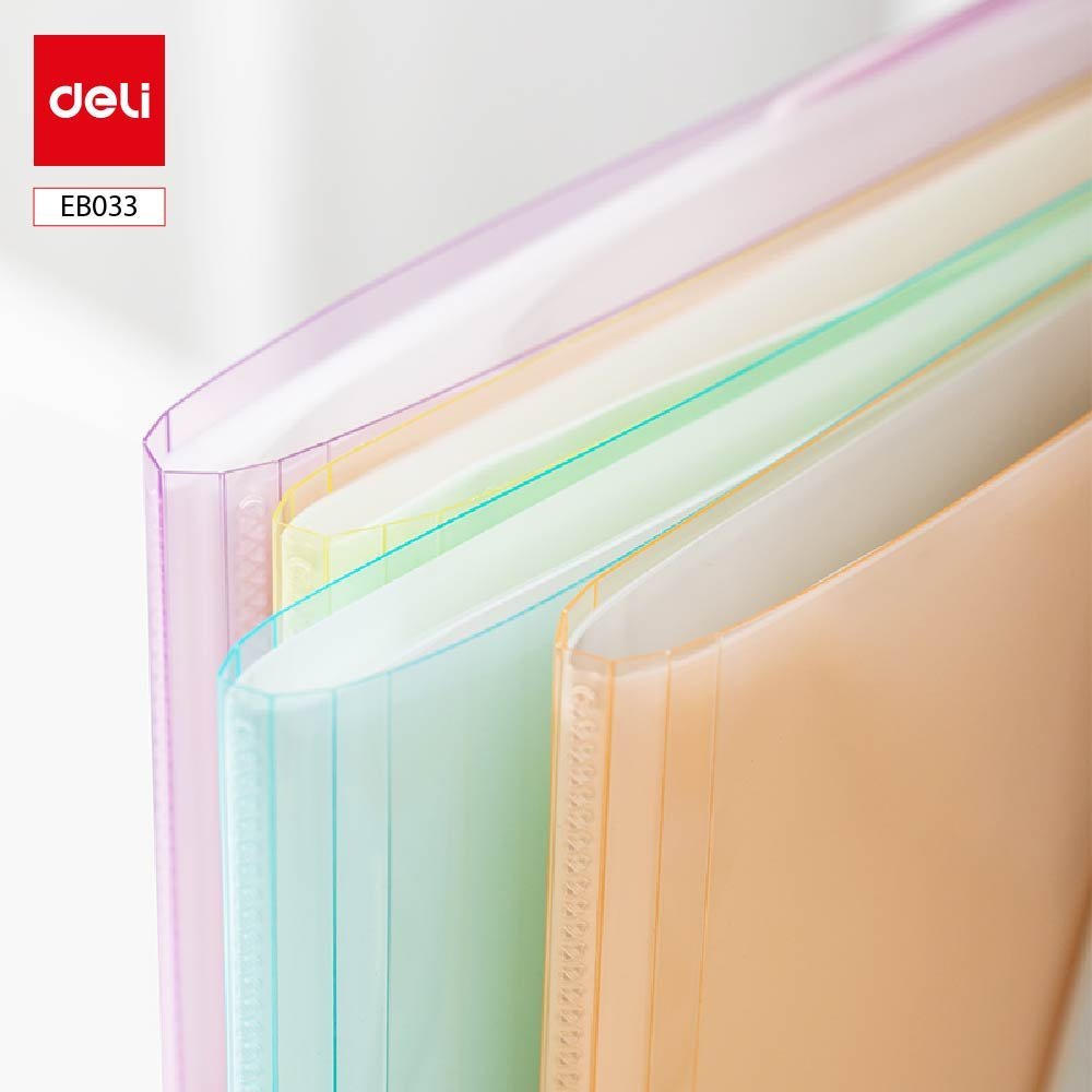 ديلي مصنف كتاب - 30 صفحة - قياس - A4 ألوان باستل / أزرق / أحمر / نهدي أصفر) - EB033