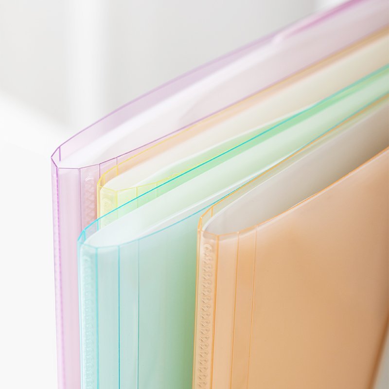 ديلي مصنف كتاب - 30 صفحة - قياس - A4 ألوان باستل / أزرق / أحمر / نهدي أصفر) - EB033