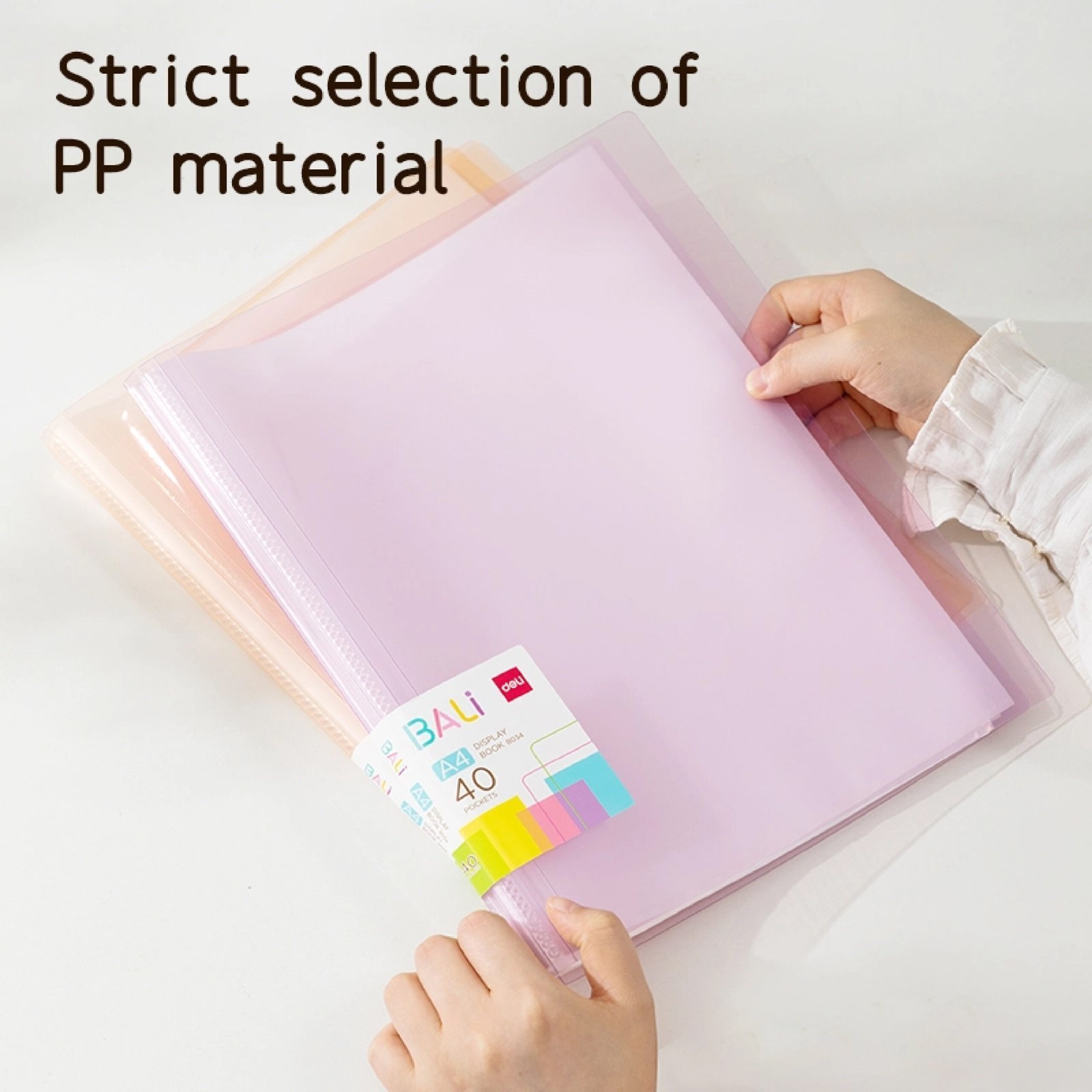 ديلي مصنف كتاب - 40 صفحة - قياس - A4 ألوان ياستل / أزرق الأحمر / تهدي أصفر) - EB034