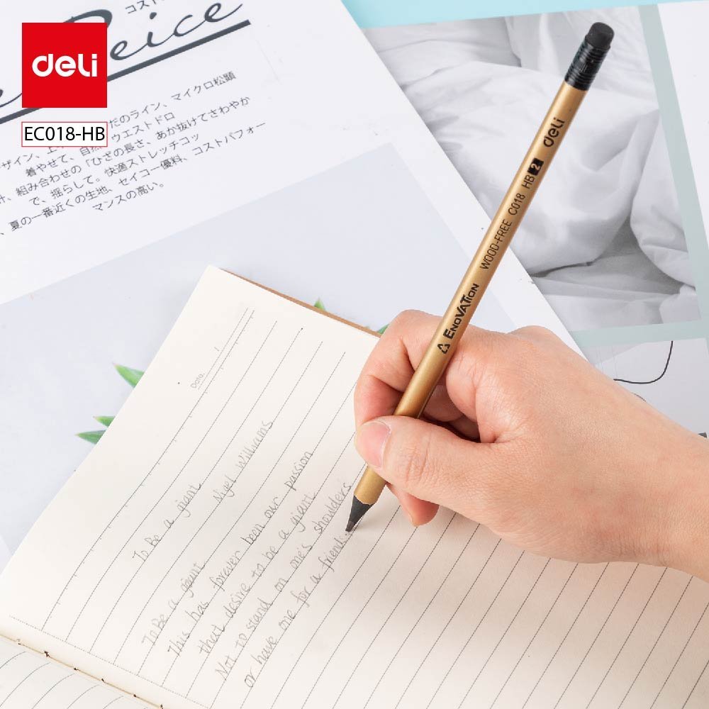 ديلي قلم رصاص خشب اسود مثلث - EC018-HB