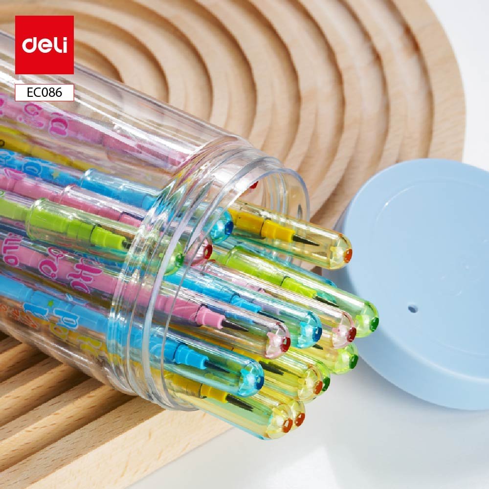 ديلي قلم رصاص - بدن شفاف مطبع - EC086