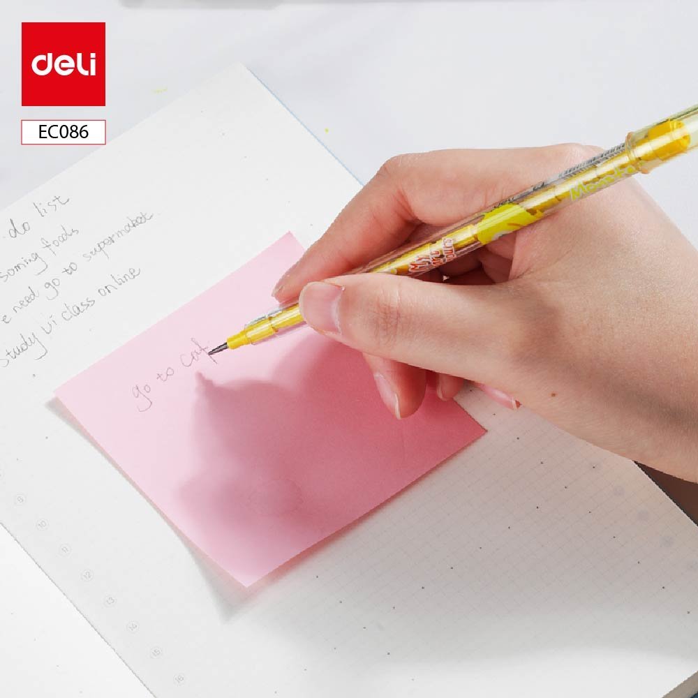 ديلي قلم رصاص - بدن شفاف مطبع - EC086