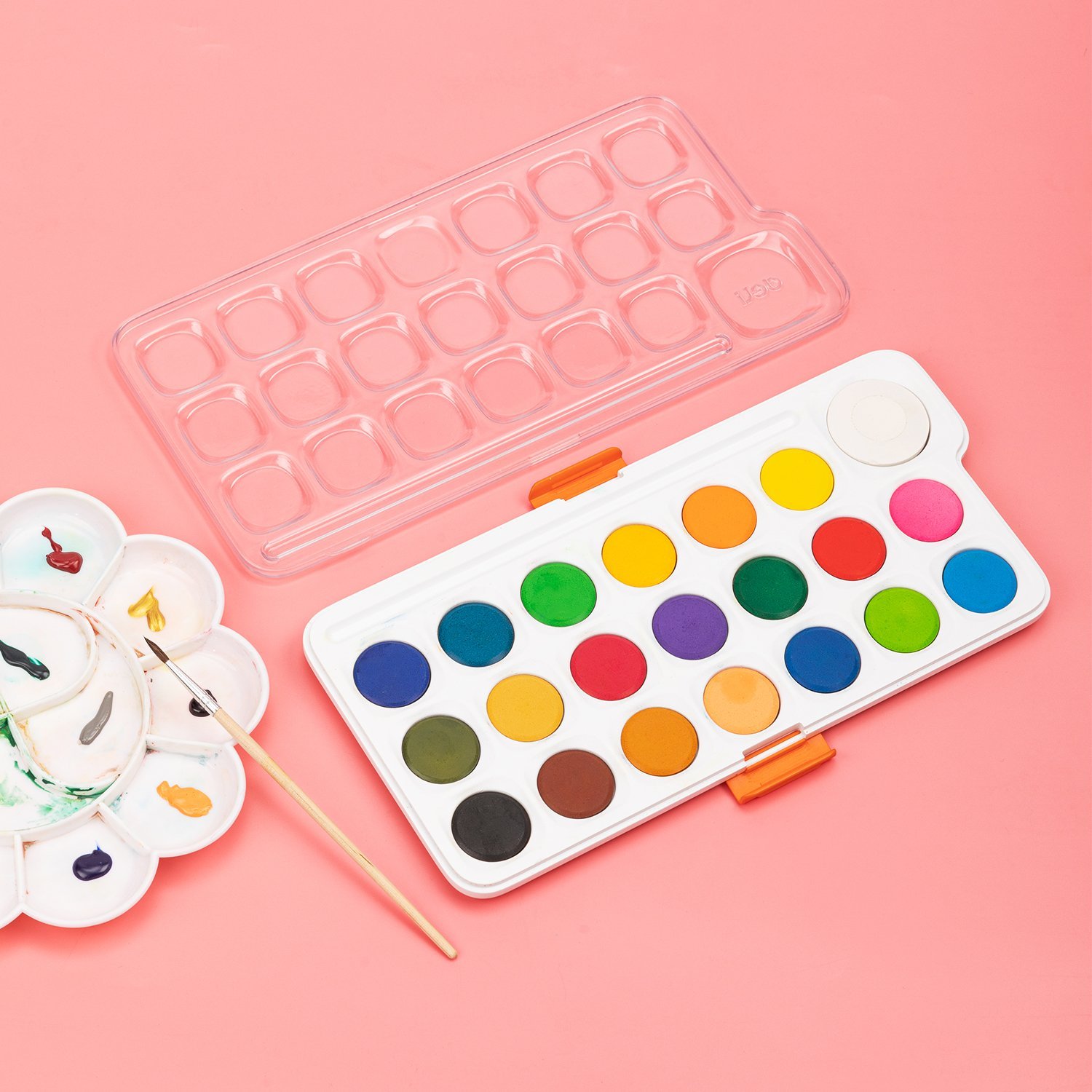 ديلي تلوين مائي حجري كريستال - 21 لون EC10-21