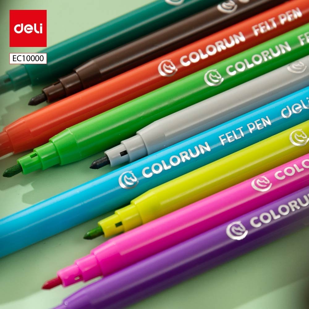 ديلي اقلام تلوين فلوماستر 12 لون - EC10000
