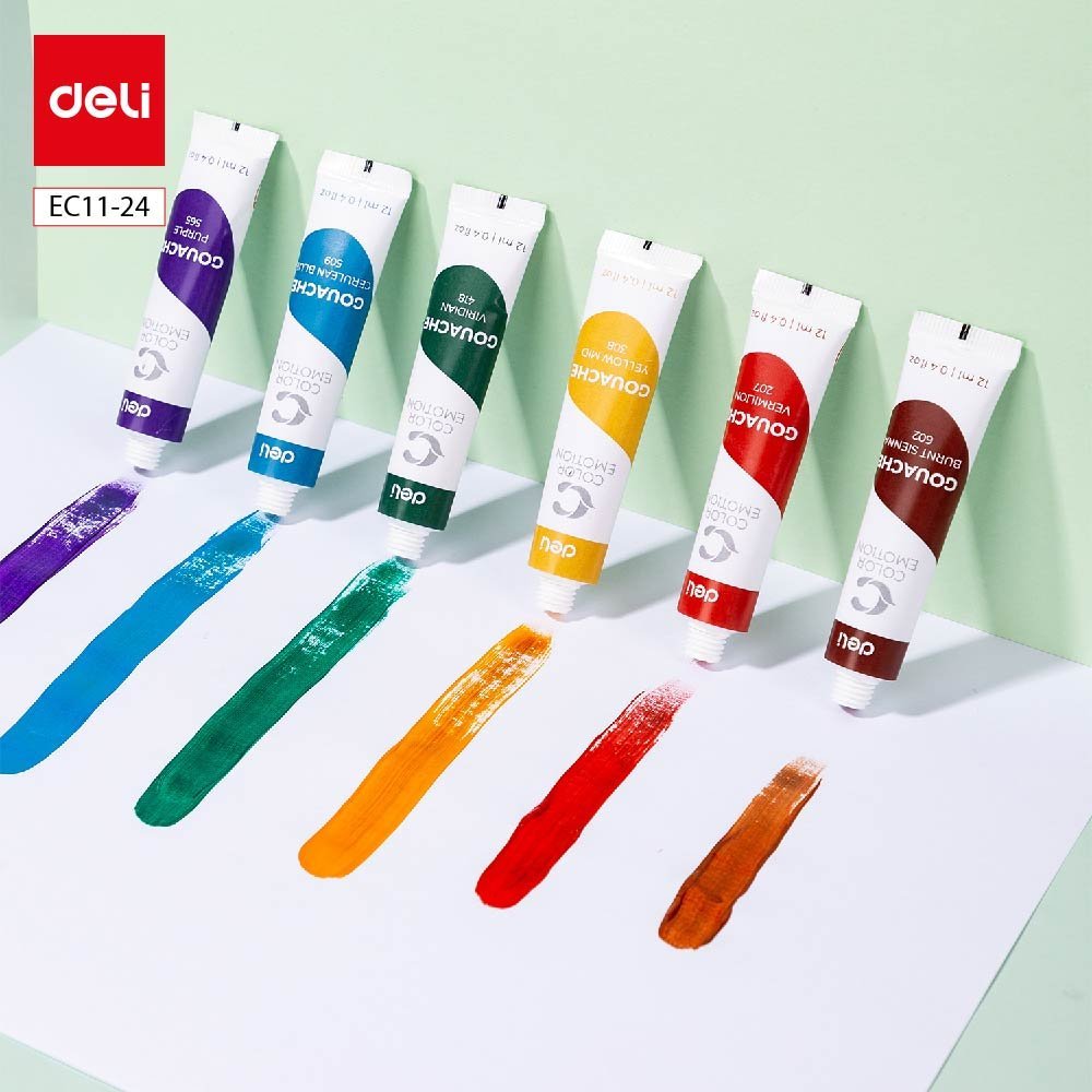 ديلي تلوين غواش - 12 مل - 24 لون - EC11-24
