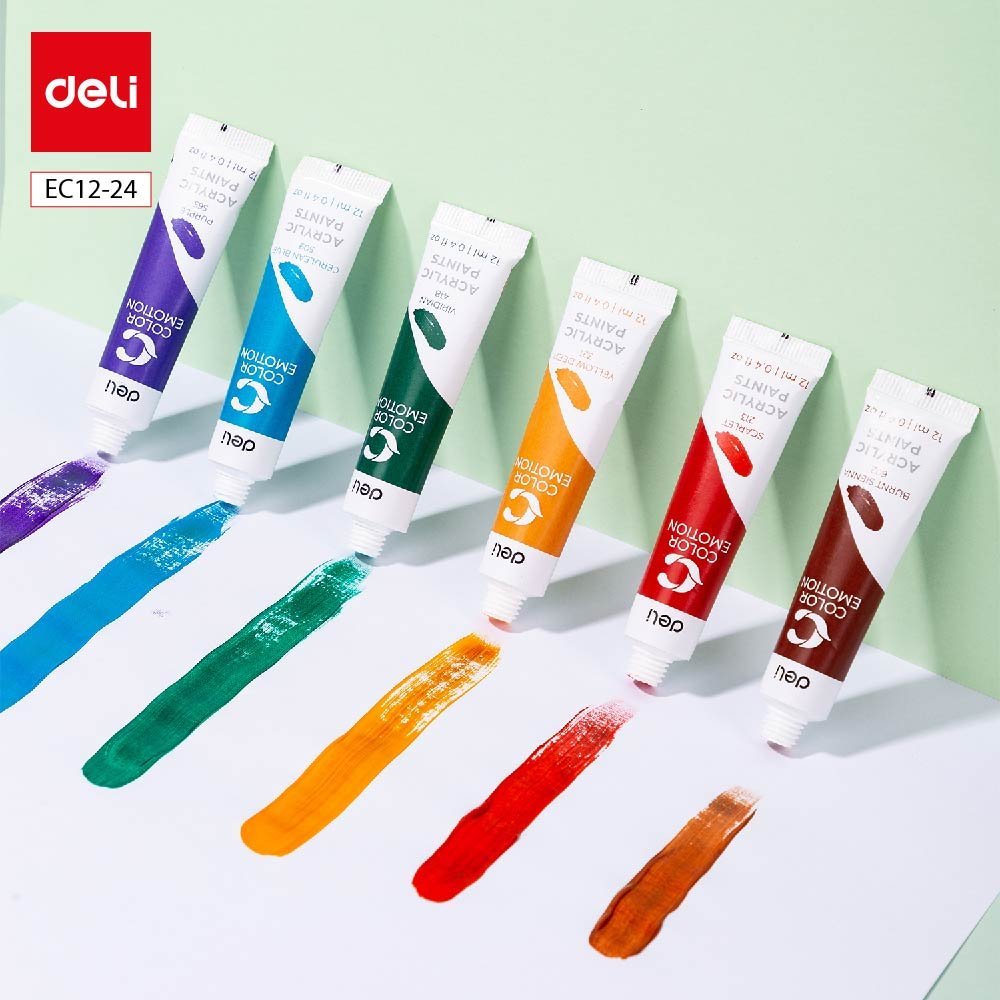 ديلي عصارة تلوين أكريليك - 12 مل - 24 لون - EC12-24