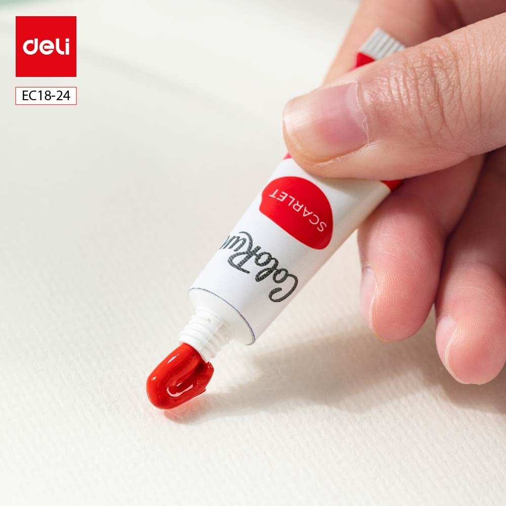 ديلي تلوين مائي عصارة 5 مل - 24 لون - مع فرشاة - EC18-24