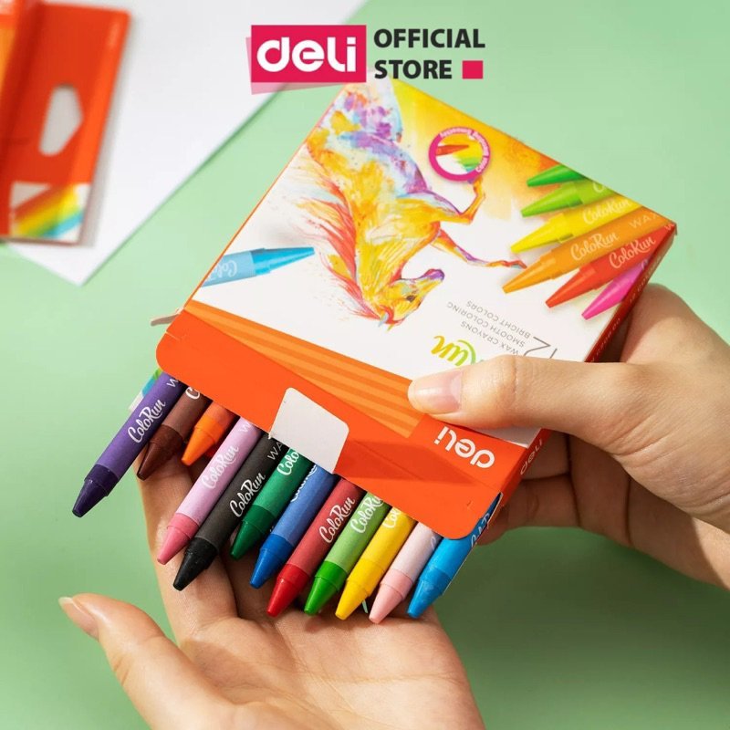 ديلي قلم تلوين شمع دائري - كالاران - 12 لون EC20800