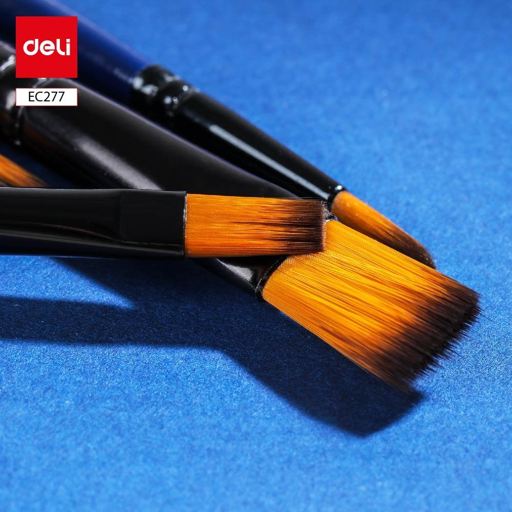 ديلي مجموعة فرشاة رسم ألوان مائية - 6 قطع - ألمينوم الناعم - ألوان مختلفة - EC277