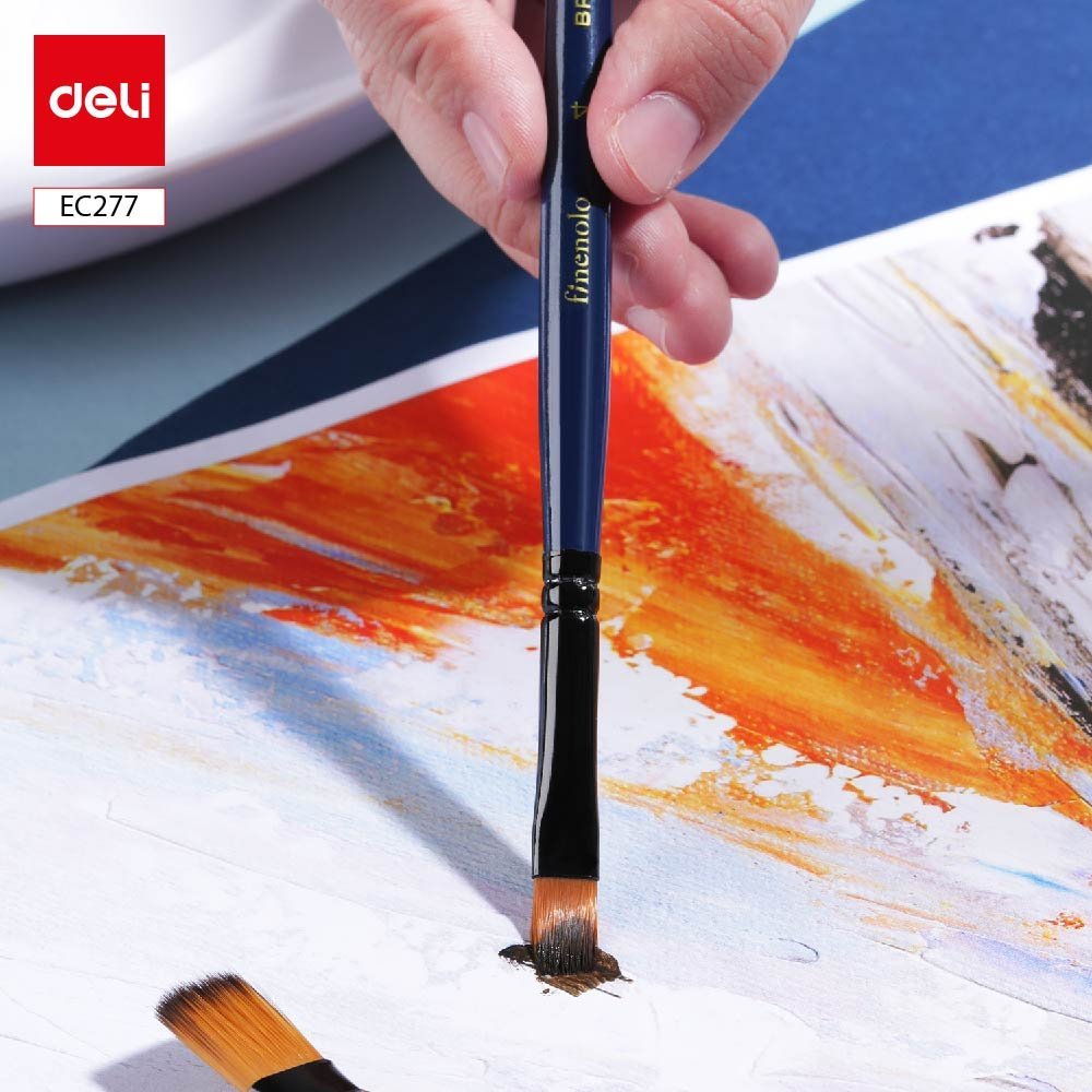 ديلي مجموعة فرشاة رسم ألوان مائية - 6 قطع - ألمينوم الناعم - ألوان مختلفة - EC277