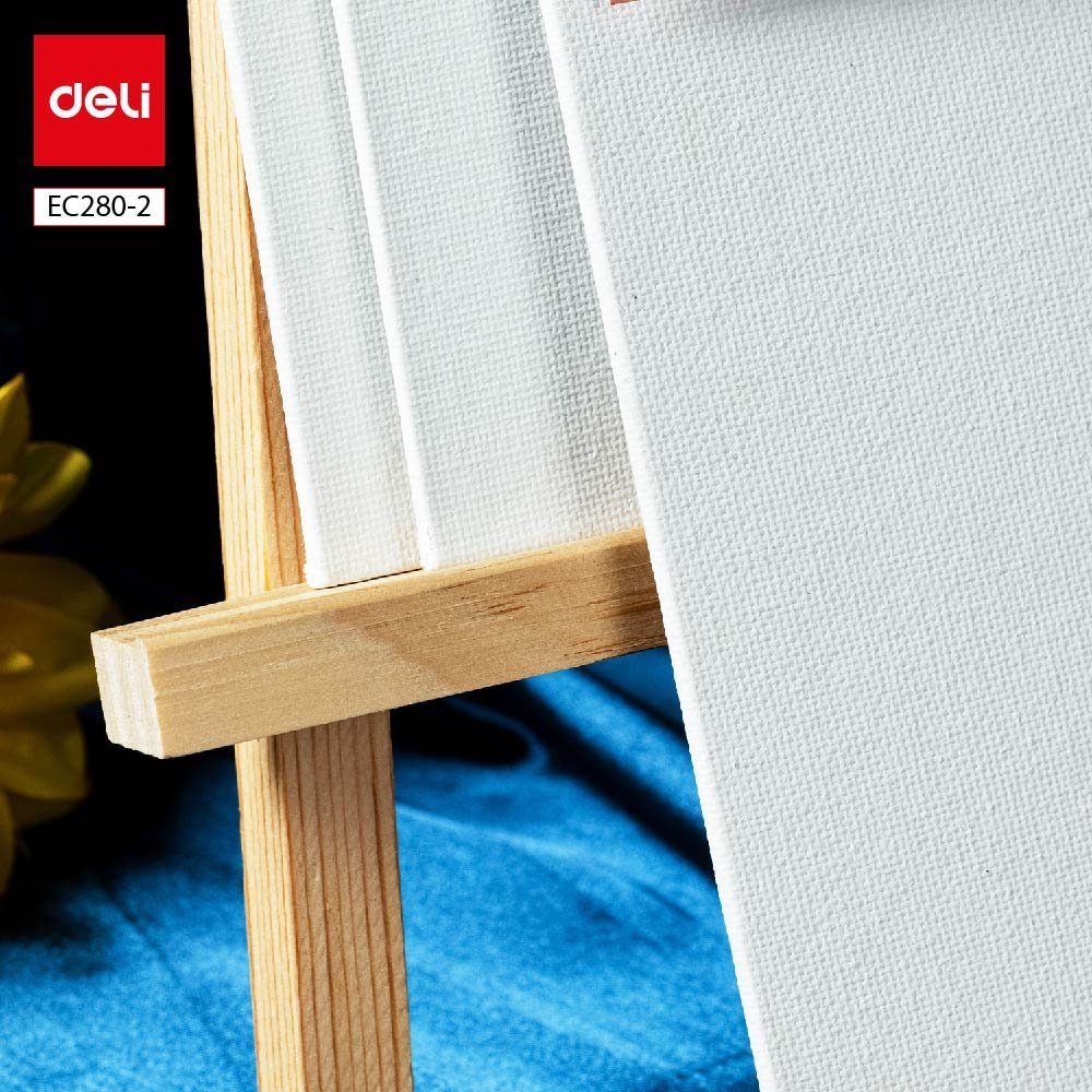 ديلي لوحة قماشية - كانفاس - قياس 20*20 سم - 100% قطن - أبيض - EC280-2