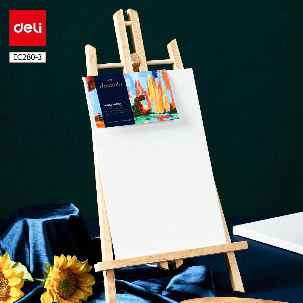 ديلي لوحة قماشية - كانفاس - قياس 30*20 سم - 100% قطن - أبيض - EC280-3