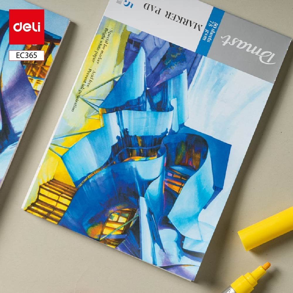 ديلي دفتر رسم لأقلام التخطيط - 50 صفحة - 75 غرام - A5 - أبيض - EC365