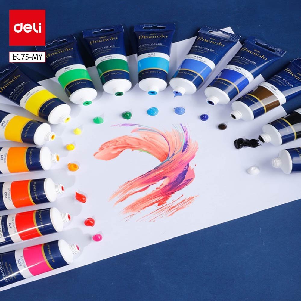 ديلي عصارة تلوين سائل أكريليك - 75 مل - أصفر ليموني - EC75-MY