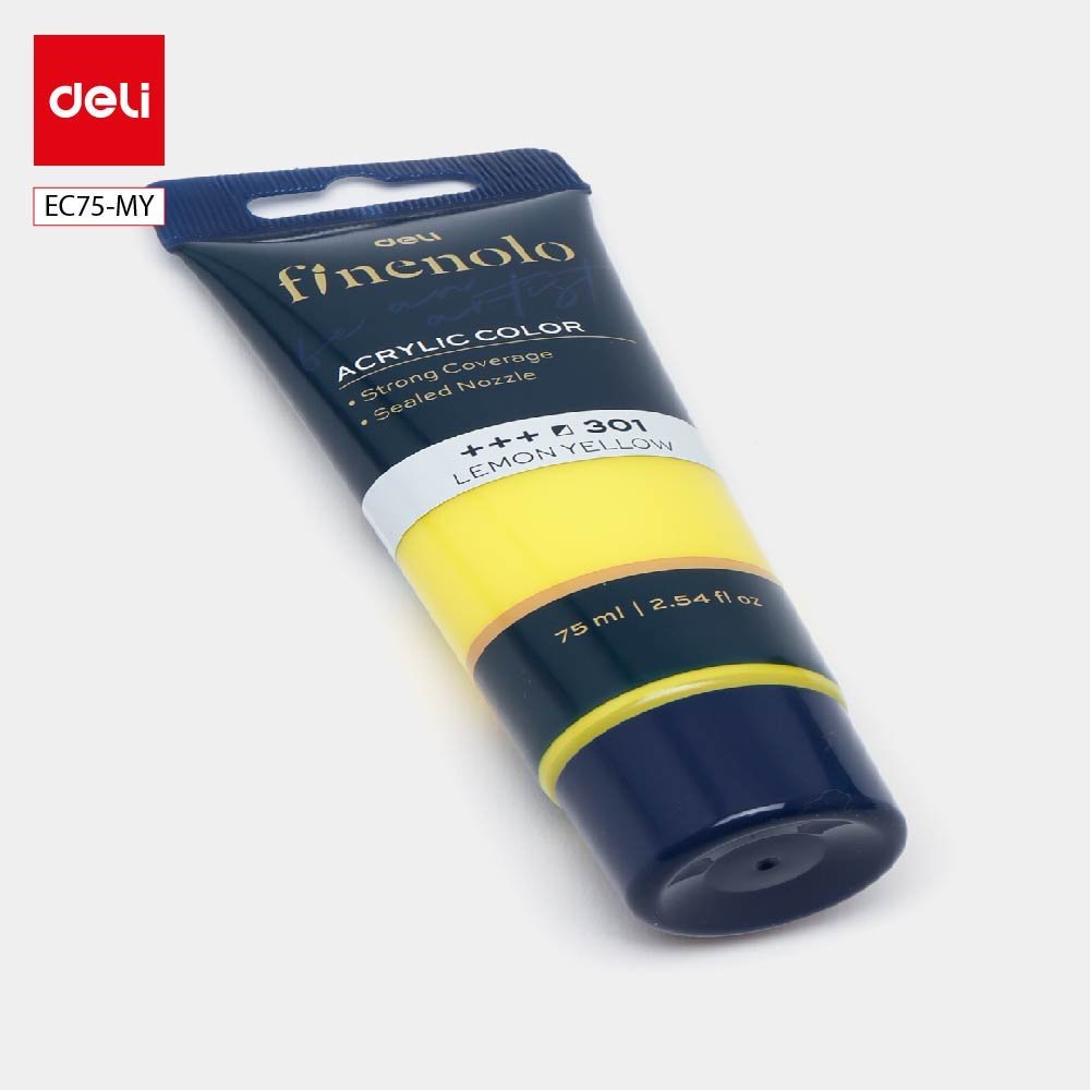 ديلي عصارة تلوين سائل أكريليك - 75 مل - أصفر ليموني - EC75-MY