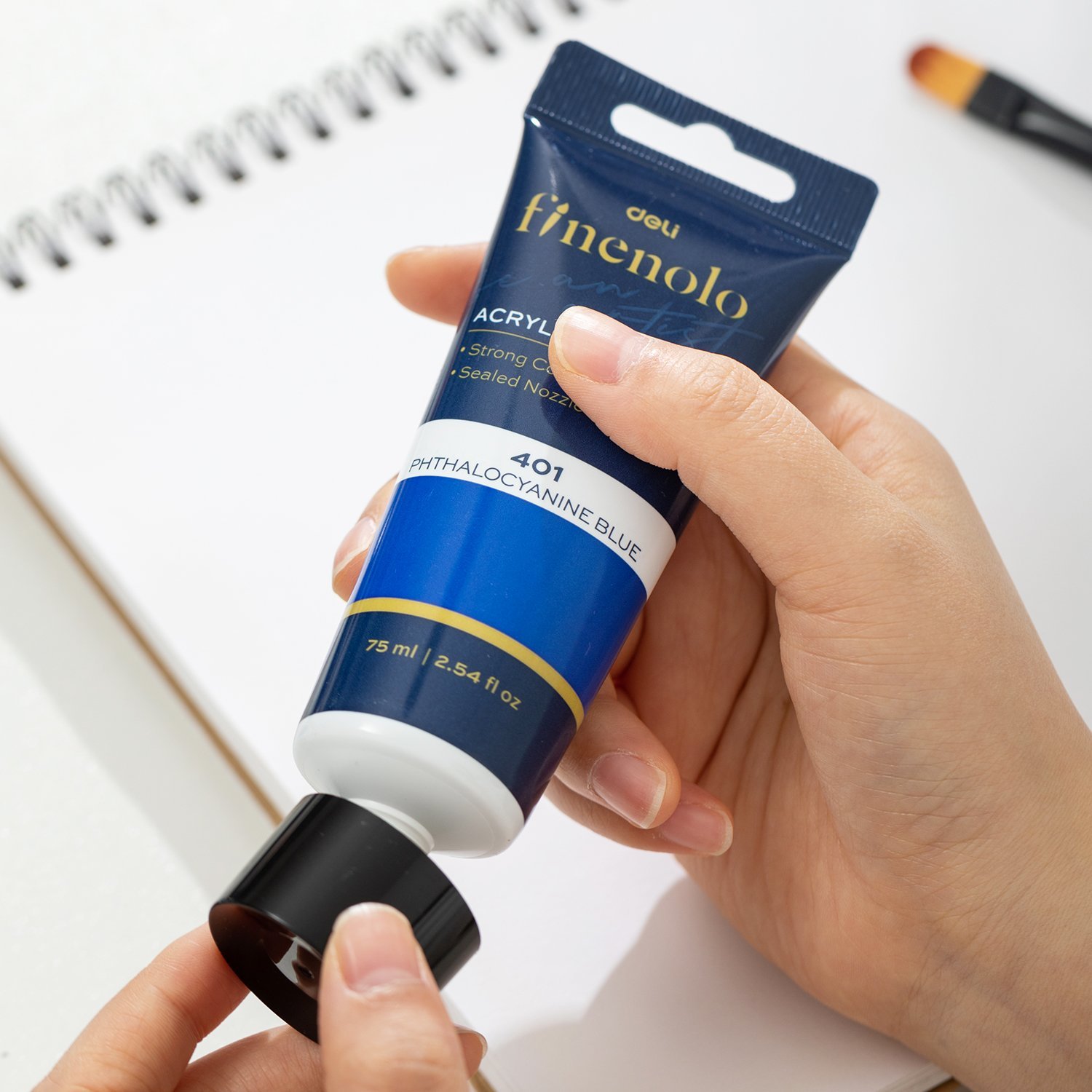 ديلي عصارة تلوين سائل أكريليك - 75 مل - أزرق الفثالوسيانين - EC75-PB