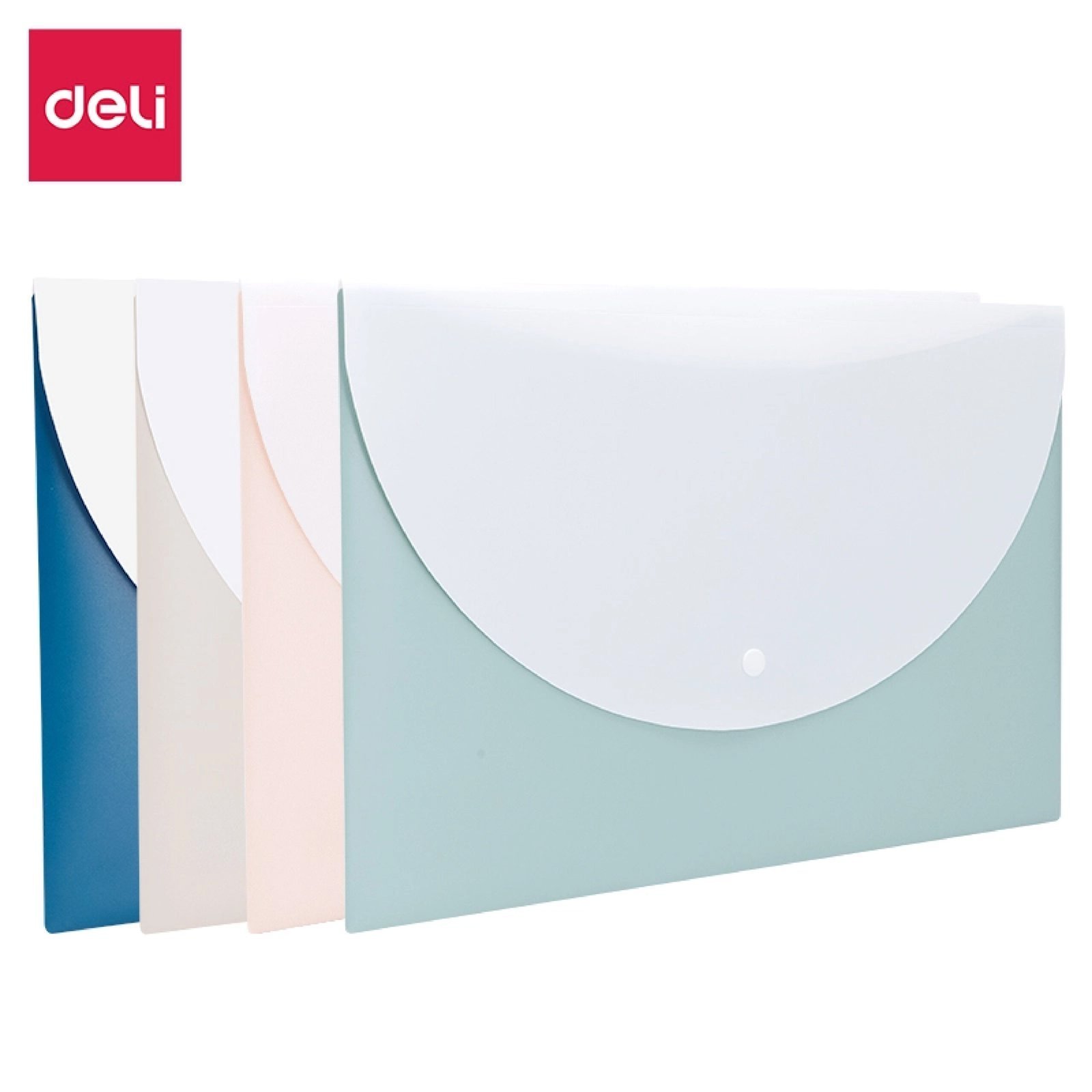 ديلي مصنف كبسة - قياس - A4 ألوان لايت أبيض (زهر / أصفر / أخضر / أزرق / برتقالي) - EF763