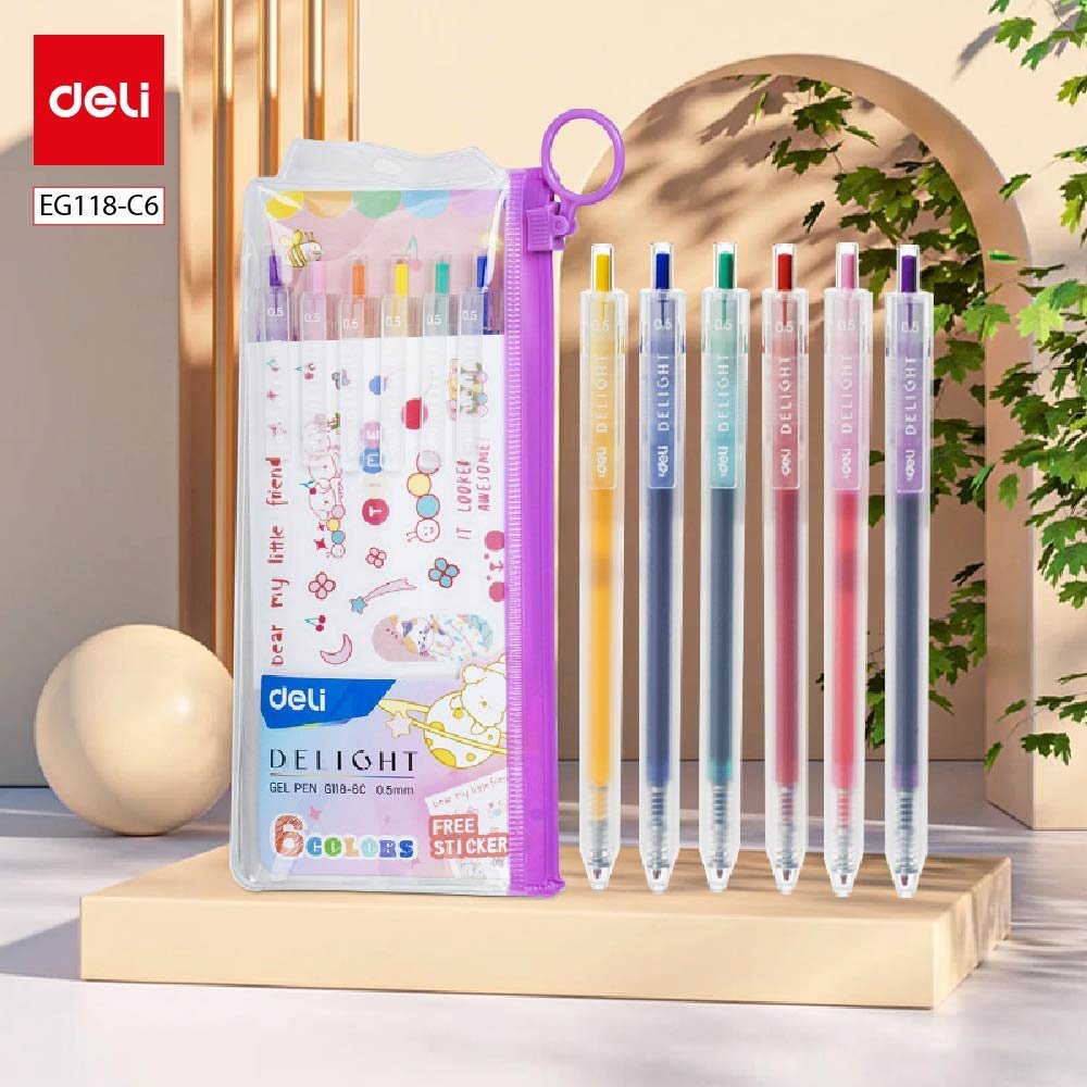 ديلي قلم حبر جل بدن شفاف - EG118-6C