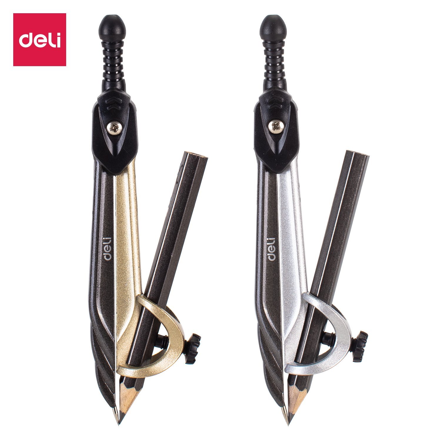 ديلي بيكار معدن - فضي ذهبي مع قلم رصاص EG20402