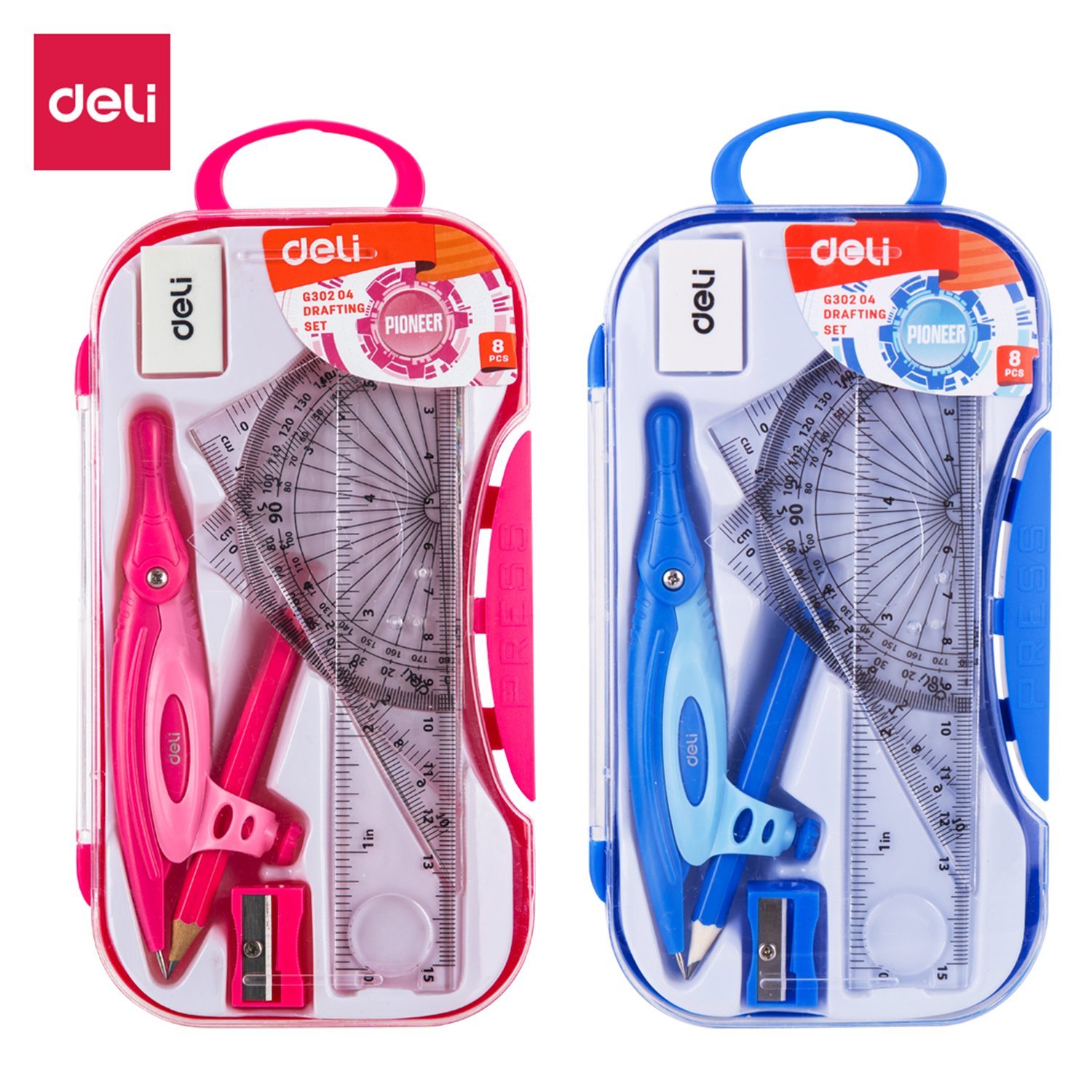 ديلي علبة هندسة - 8 قطع EG30204