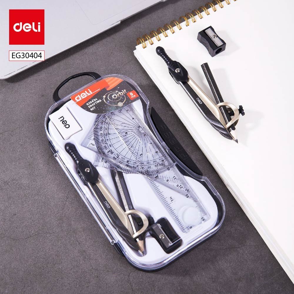 ديلي علبة هندسة - 8 قطع EG30404