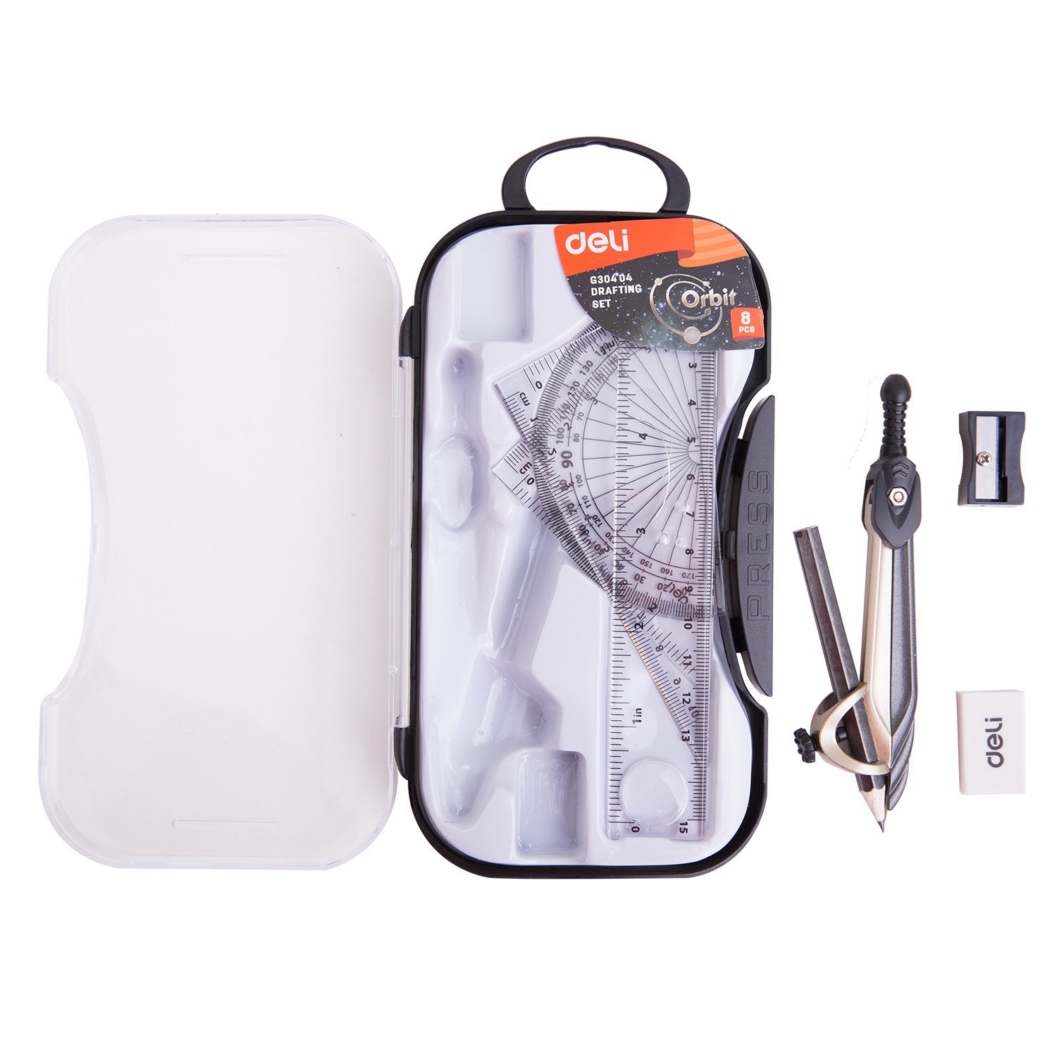 ديلي علبة هندسة - 8 قطع EG30404