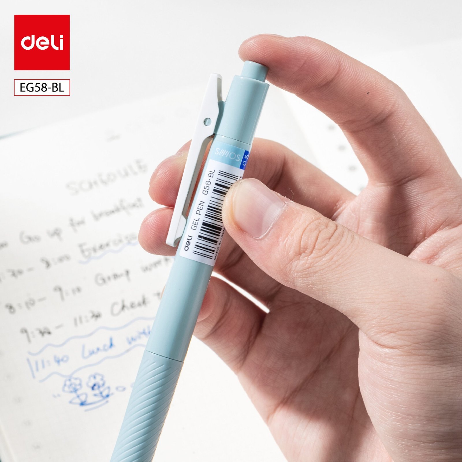 ديلي قلم حبر جل بدن الوان فواتح- EG58-BL