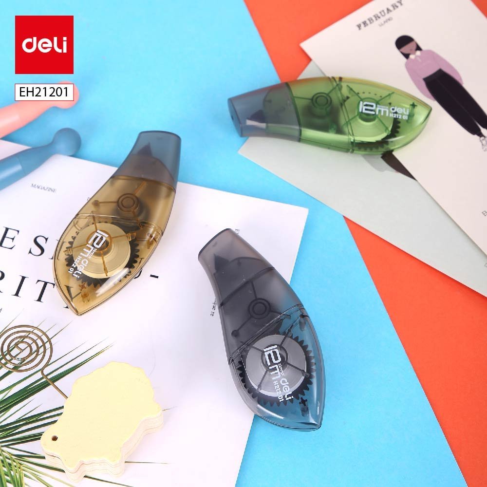 ديلي شريط تصحيح - قياس 5*12 مم - أخضر/أسود/بني - EH21201