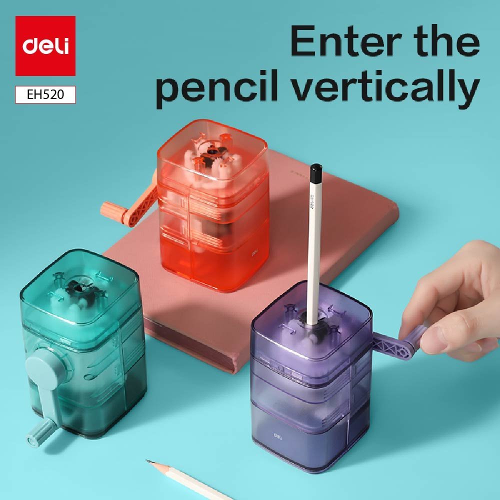 ديلي مبرأة مانويل - درج خزان - قياس 6.9-8 مم - أخضر - EH520