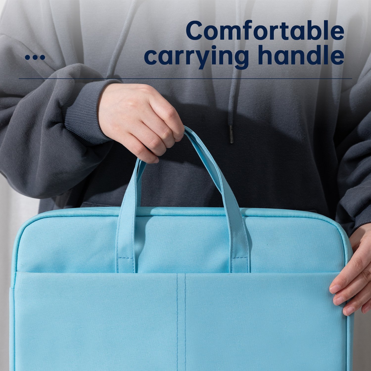 ديلي حقيبة كمبيوتر محمول - 395×29×4 سم -سماوي -LB-EH976