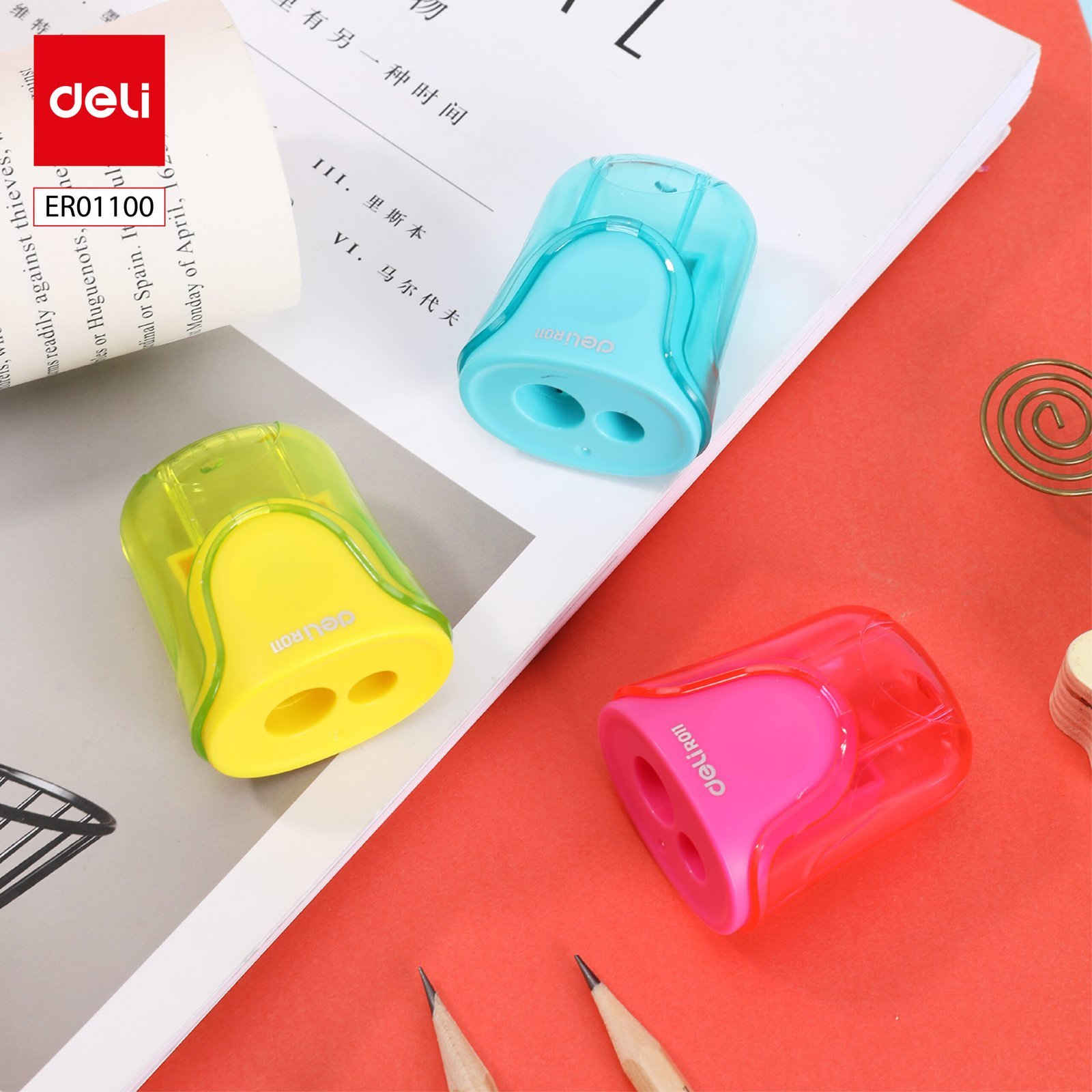 ديلي مبراة خزان الوان نيون - ER01000