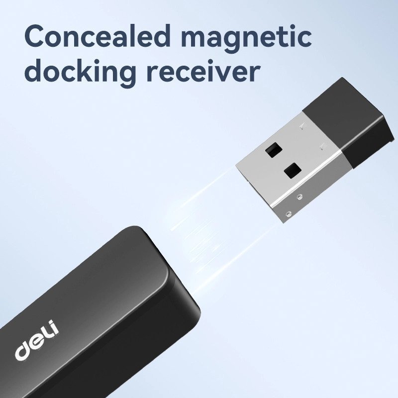 ديلي قلم ليزر - مسافة تحكم حتى 100 متر - ليزر أحمر - بدن أسود - ES001