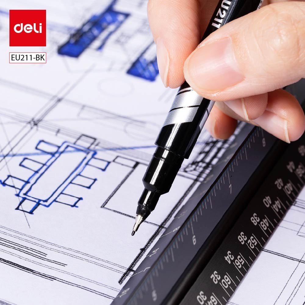 ديلي قلم تخطيط - طرفين EU211-BK