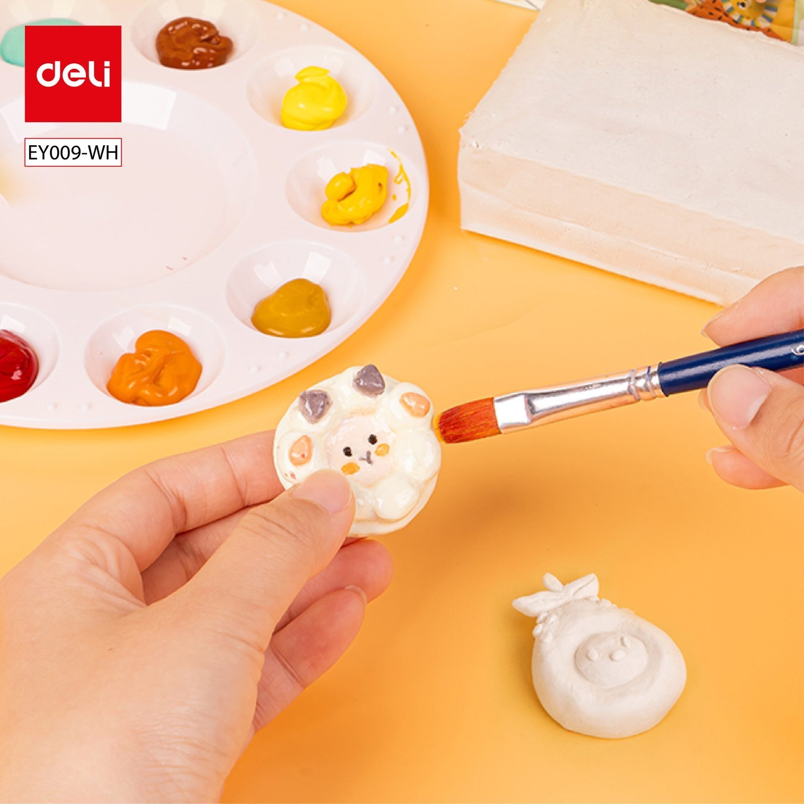 ديلي صلصال تشكيلي - 250 غرام - أبيض -Y009-WH