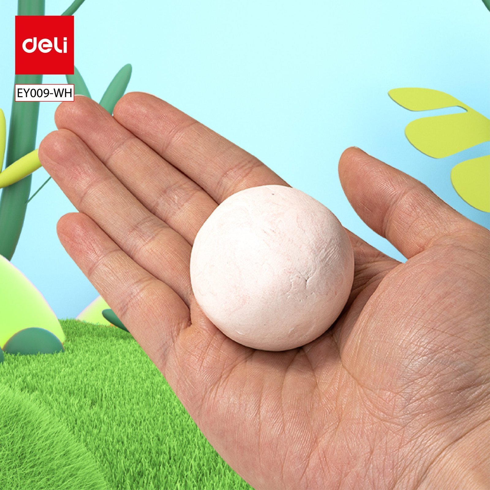 ديلي صلصال تشكيلي - 250 غرام - أبيض -Y009-WH