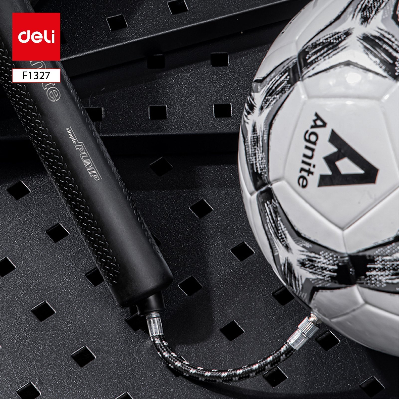 ديلي منفاخ هواء يدوي محمول - 35 ^ 300 مم -أسود - F1327