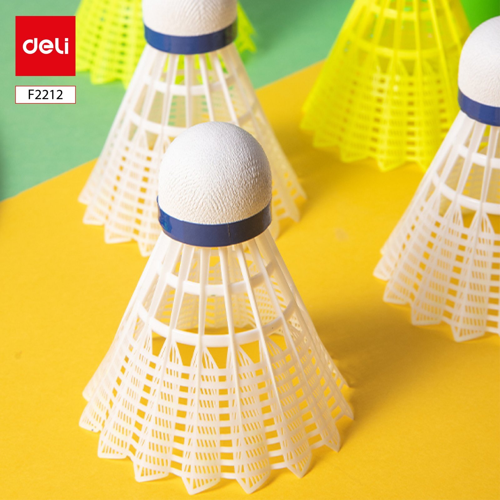 ديلي ريشة مضرب - بلاستيك - ألوان مختلفة -F2212