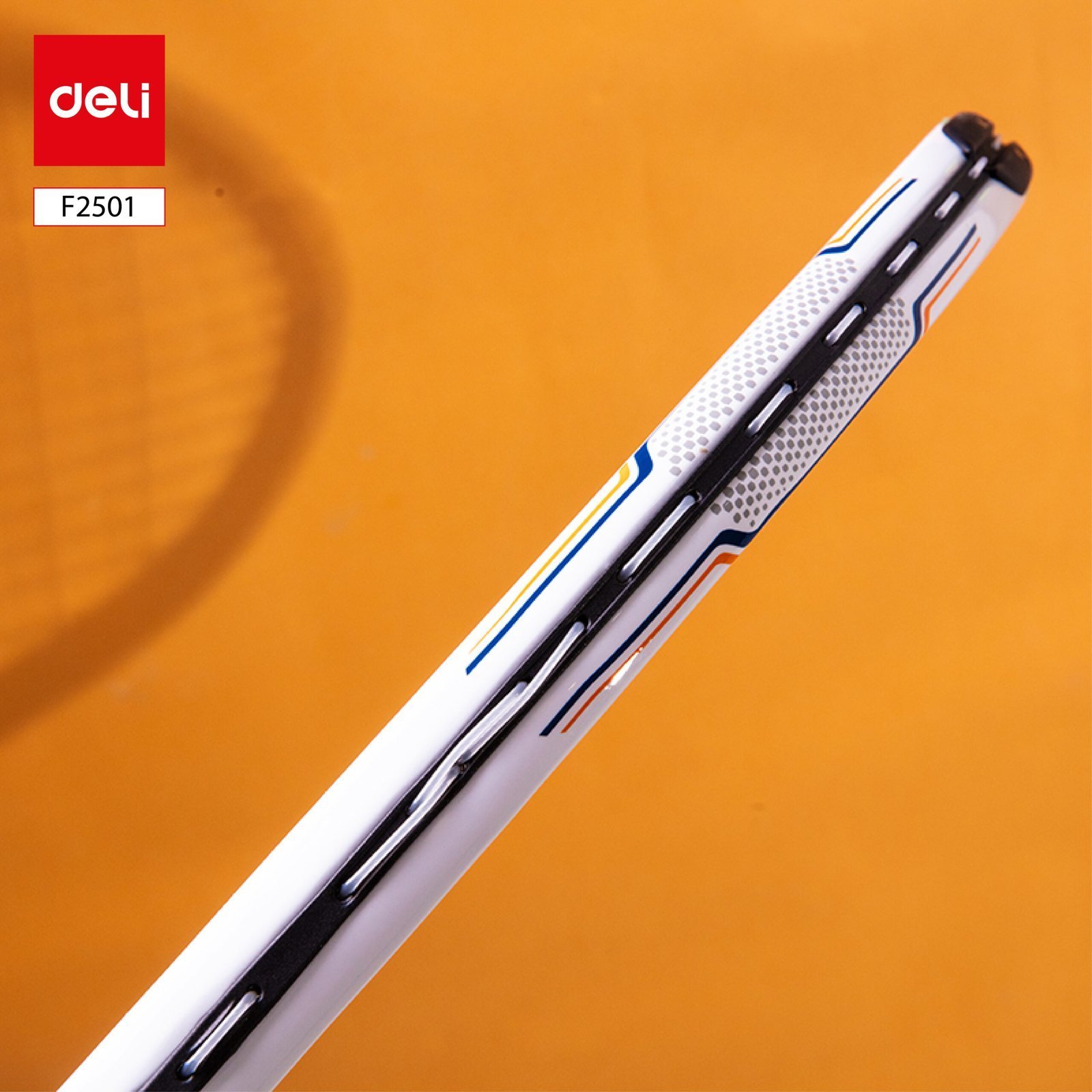 ديلي مضرب تنس - مع ملحقات - 27 بوصة 50 +_ 5 -LBS - أبيض - F2501