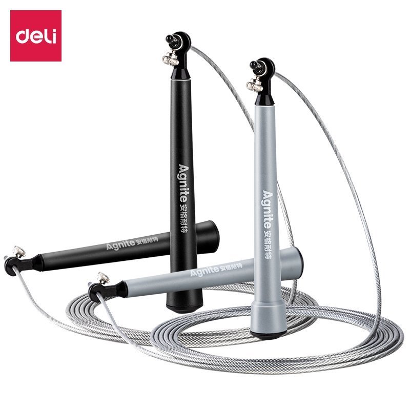 ديلي حبل قفز - سلك معدن - طول الحبل 2.8 متر- اسود - F4137