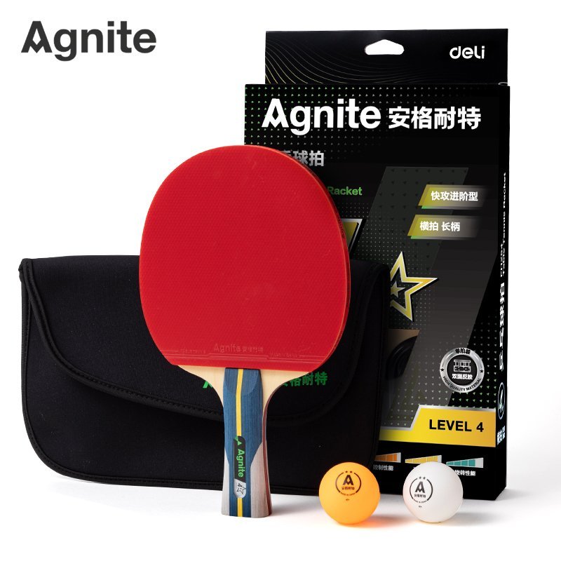 ديلي مضرب تنس الطاولة - مع ملحقات - أربع نجوم ألوان مختلفة - FH254