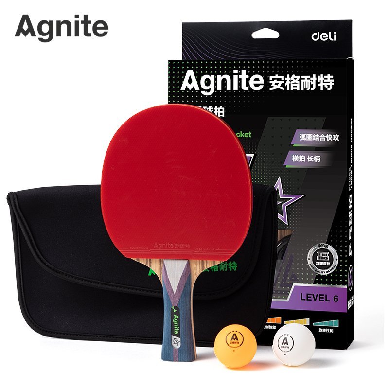 ديلي مضرب تنس الطاولة - مع ملحقات - ست نجوم - الوان مختلفة - FH256