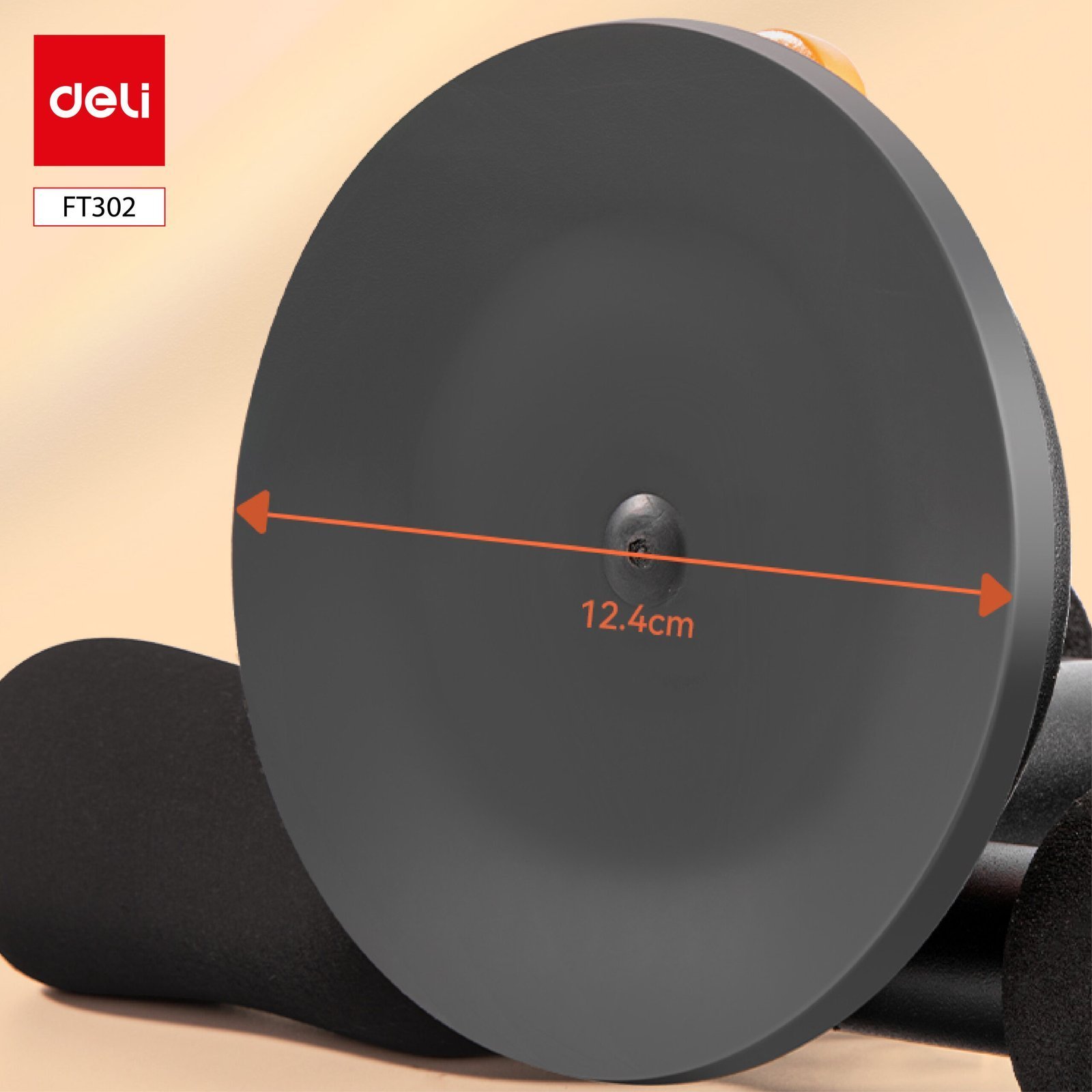 ديلي جهاز تمارين ضغظ - 3 ارتفاعات - 27.5 سم -أسود - FT302