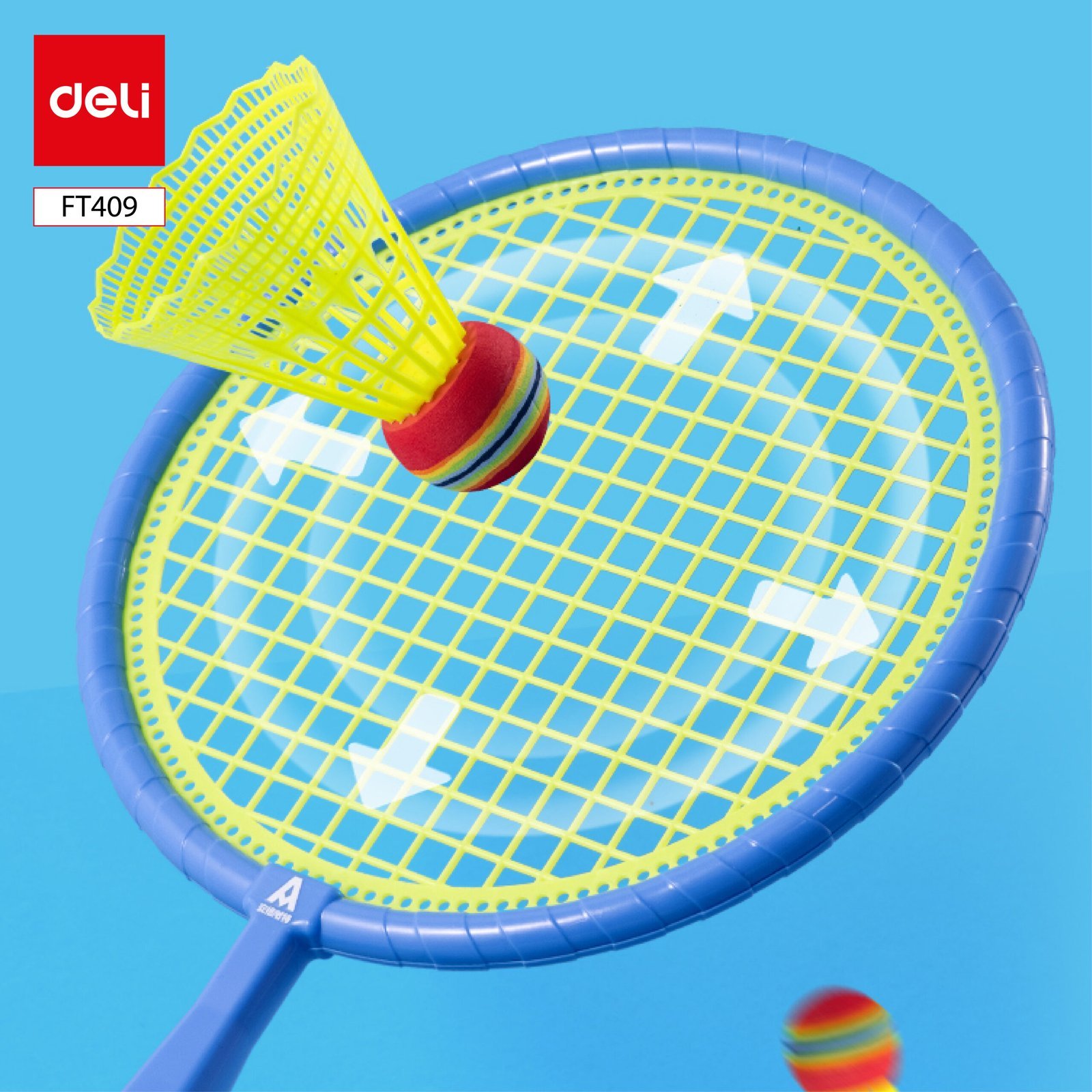 ديلي مضرب تنس الريشة للأطفال - 47 سم * 26 سم - 7 سم - ألوان مختلفة - FT409