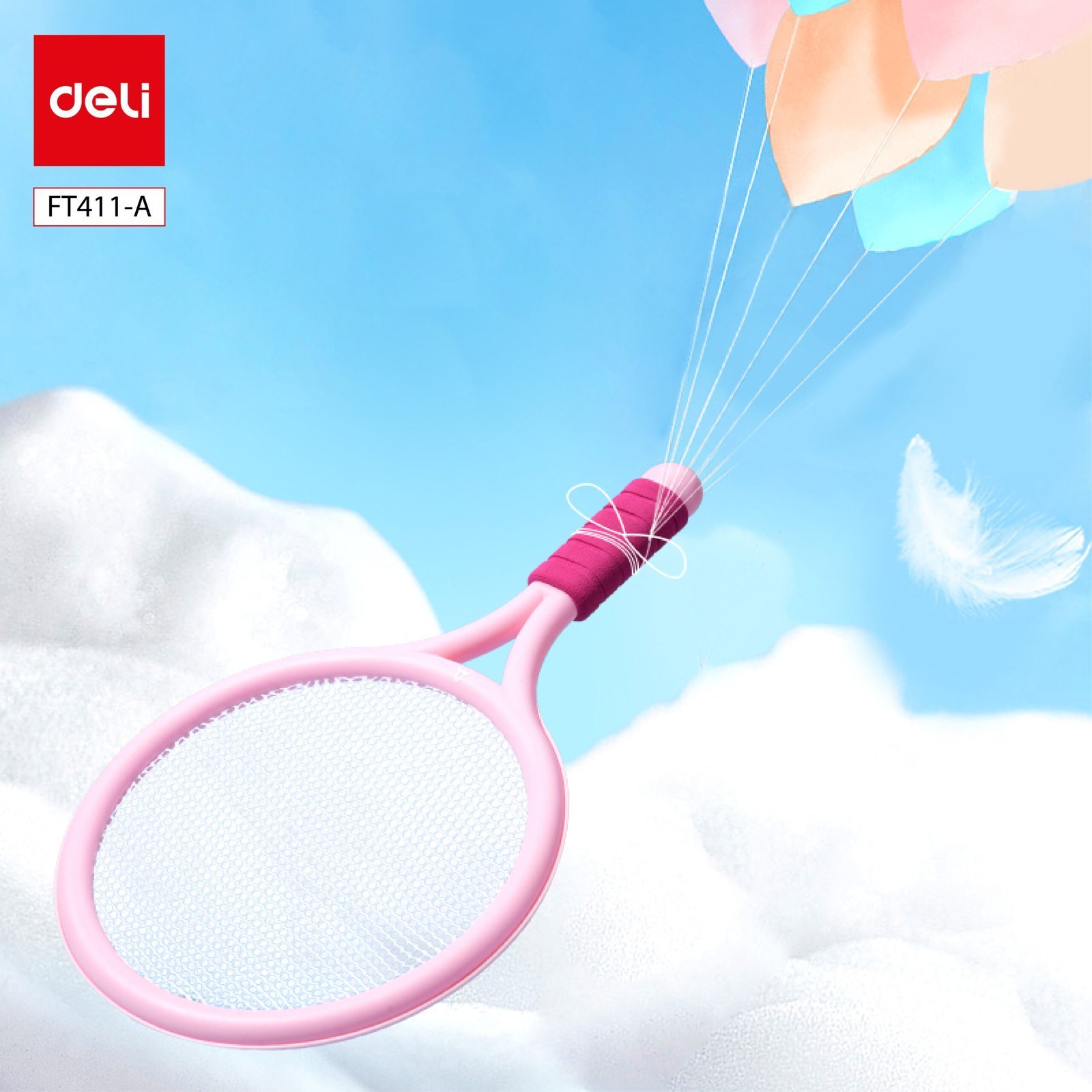 ديلي مضرب تنس الريشة للأطفال - بلاستيك -A-FT411 - 470*240*50