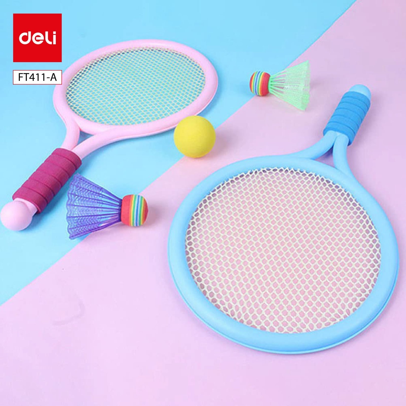 ديلي مضرب تنس الريشة للأطفال - بلاستيك -A-FT411 - 470*240*50