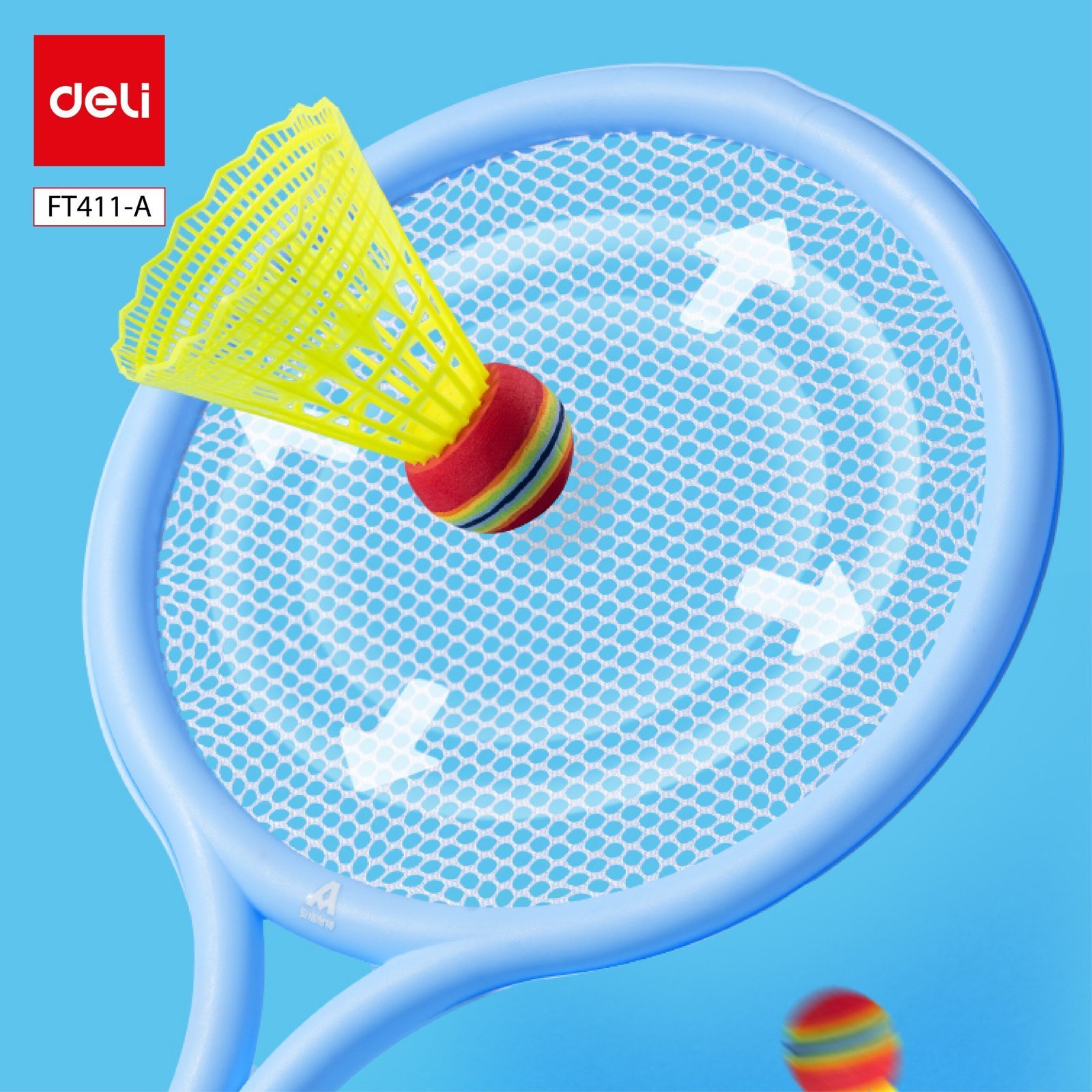 ديلي مضرب تنس الريشة للأطفال - بلاستيك -A-FT411 - 470*240*50