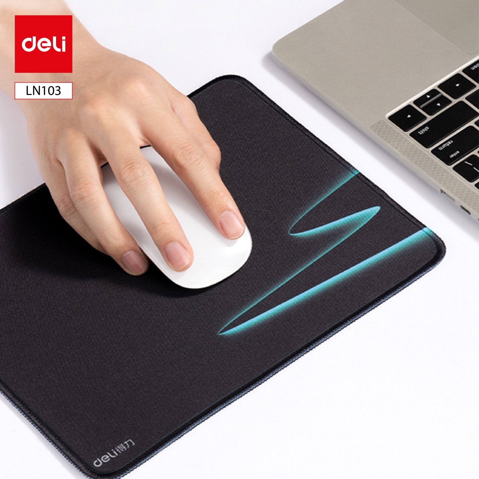 ديلي مسند ماوس لباد - 200 مم × 250 مم - أسود LN103