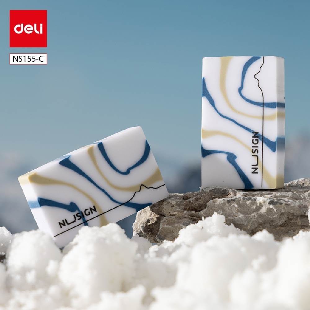 ديلي ممحاة مستطيلة مزخرفة - قياس 49.5*29.5*10.5 مم - ألوان مختلفة - NS155-C