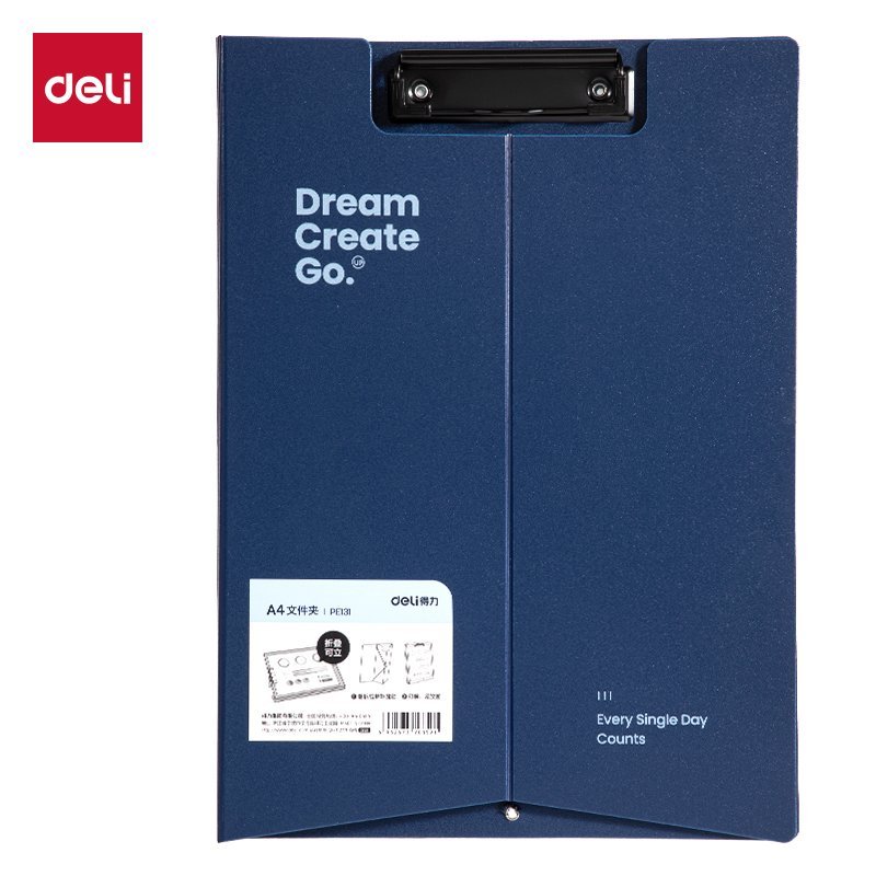 ديلي مسند ورق بلاستيك - علاقة معدن -قياس A4 - اخضر- PE 131